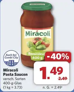 Combi Miracoli Pasta Saucen aanbieding