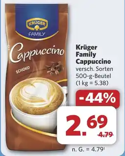 Combi Krüger Family Cappuccino aanbieding