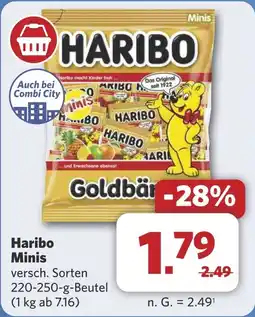 Combi Haribo Minis aanbieding