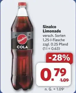 Combi Sinalco Limonade aanbieding
