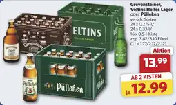 Combi Grevensteiner, Veltins Helles Lager oder Pülleken aanbieding