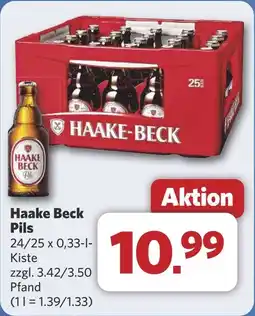 Combi Haake Beck Pils aanbieding