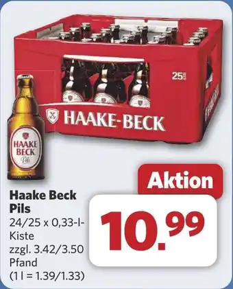 Combi Haake Beck Pils aanbieding