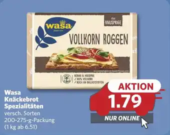 Combi Wasa Knäckebrot Spezialitäten aanbieding