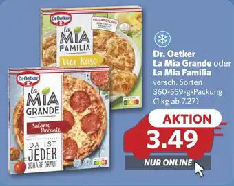 Combi Dr. Oetker La Mia Grande oder La Mia Familia aanbieding