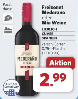 Combi Freixenet Mederano oder Mia Weine aanbieding