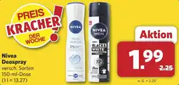 Combi Nivea Deospray aanbieding