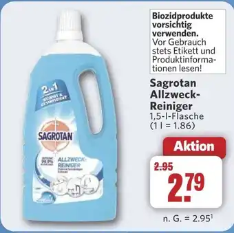 Combi Sagrotan Allzweck- Reiniger aanbieding