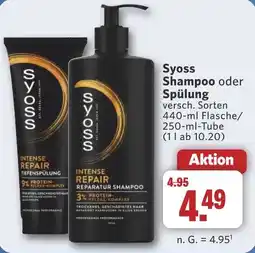Combi Syoss Shampoo oder Spülung aanbieding