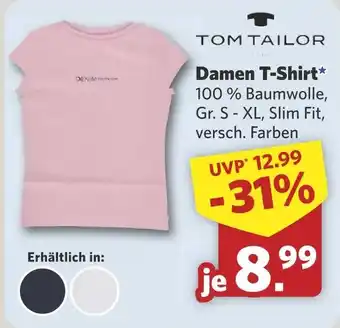 Combi TOM TAILOR Damen T-Shirt aanbieding
