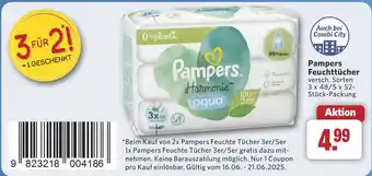 Combi Pampers Feuchttücher aanbieding