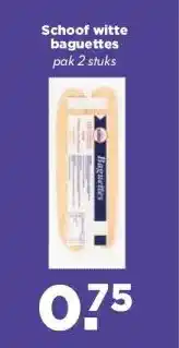 Boon`s Markt Schoof witte baguettes pak 2 stuks aanbieding