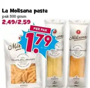 Boon`s Markt La Molisana pasta pak 500 gram aanbieding