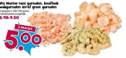 Boon`s Markt Vis Marine roze garnalen, knoflook wokgarnalen en/of grote garnalen aanbieding