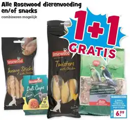 Boon`s Markt Alle Rosewood dierenvoeding en/of snacks combineren mogelijk aanbieding