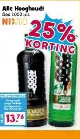 Boon`s Markt Alle Hooghoudt fles 1000 ml. NIX18 aanbieding