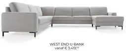 Baenks WEST END U-BANK aanbieding
