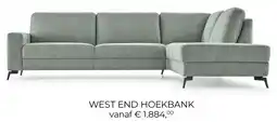 Baenks WEST END HOEKBANK aanbieding