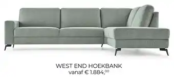 Baenks WEST END HOEKBANK aanbieding