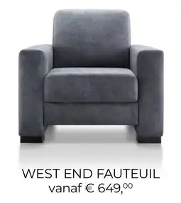 Baenks WEST END FAUTEUIL aanbieding