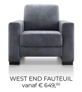 Baenks WEST END FAUTEUIL aanbieding