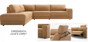 Baenks GREENWICH aanbieding