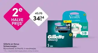 DA Gillette en Venus Scheermesjes aanbieding