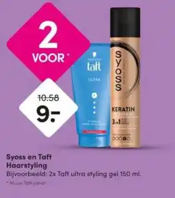 DA Syoss en Taft Haarstyling aanbieding