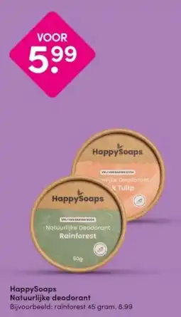 DA HappySoaps Natuurlijke deodorant aanbieding