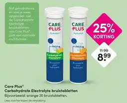 DA Care Plus Carbohydrate Electrolyte bruistabletten aanbieding