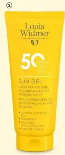 DA Louis Widmer Sun gel aanbieding