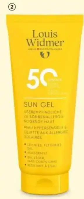 DA Louis Widmer Sun gel aanbieding