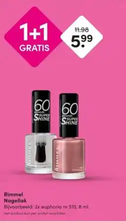 DA Rimmel Nagellak aanbieding