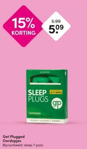 DA Get Plugged Oordopjes aanbieding