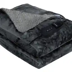 ANWB Luvego Elektrische Bovendeken 180x130cm Donkergrijs aanbieding