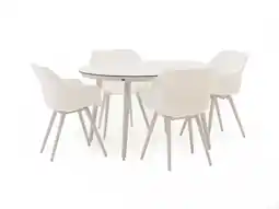 Kees Smit Hartman Sophie Studio ø128cm dining tuinset 5-delig aanbieding