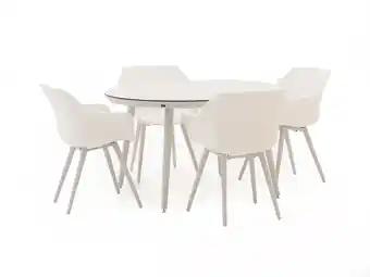 Kees Smit Hartman Sophie Studio ø128cm dining tuinset 5-delig aanbieding