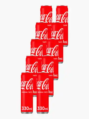 Flink Coca Cola Regular 33cl 10x aanbieding