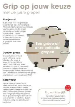 Superkeukens Grip op jouw keuze met de juiste grepen aanbieding