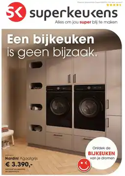 Superkeukens bijkeuken Nardini Agaatgrijs aanbieding