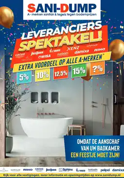 Sani-Dump Extra voordeel op alle a-merken aanbieding