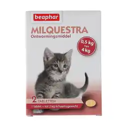 Van Cranenbroek Wormmiddel Milquestra kat+kitten 4kg Beaphar aanbieding