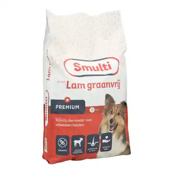 Van Cranenbroek Hondenvoer Premium graanvrij lam 10kg Smulti aanbieding