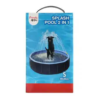 Van Cranenbroek Zwembad+sprinkler hond 80cm Splash FP aanbieding
