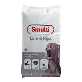 Van Cranenbroek Smulti voer voor honden met lam & rijst 10kg aanbieding