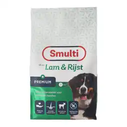 Van Cranenbroek Voer hond Premium lam+rijst 3 kg Smulti aanbieding