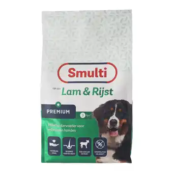 Van Cranenbroek Voer hond Premium lam+rijst 3 kg Smulti aanbieding