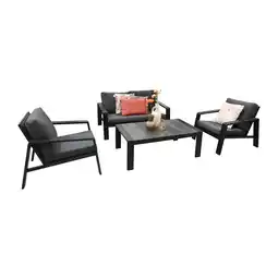 Van Cranenbroek Bank 2-zit Libero Zwart Bois le Duc aanbieding