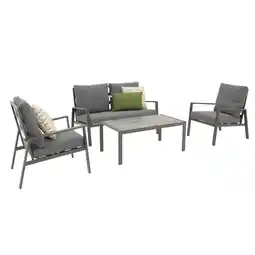 Van Cranenbroek Loungeset Olda antraciet + kussens aanbieding