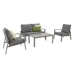 Van Cranenbroek Loungeset Olda antraciet + kussens aanbieding